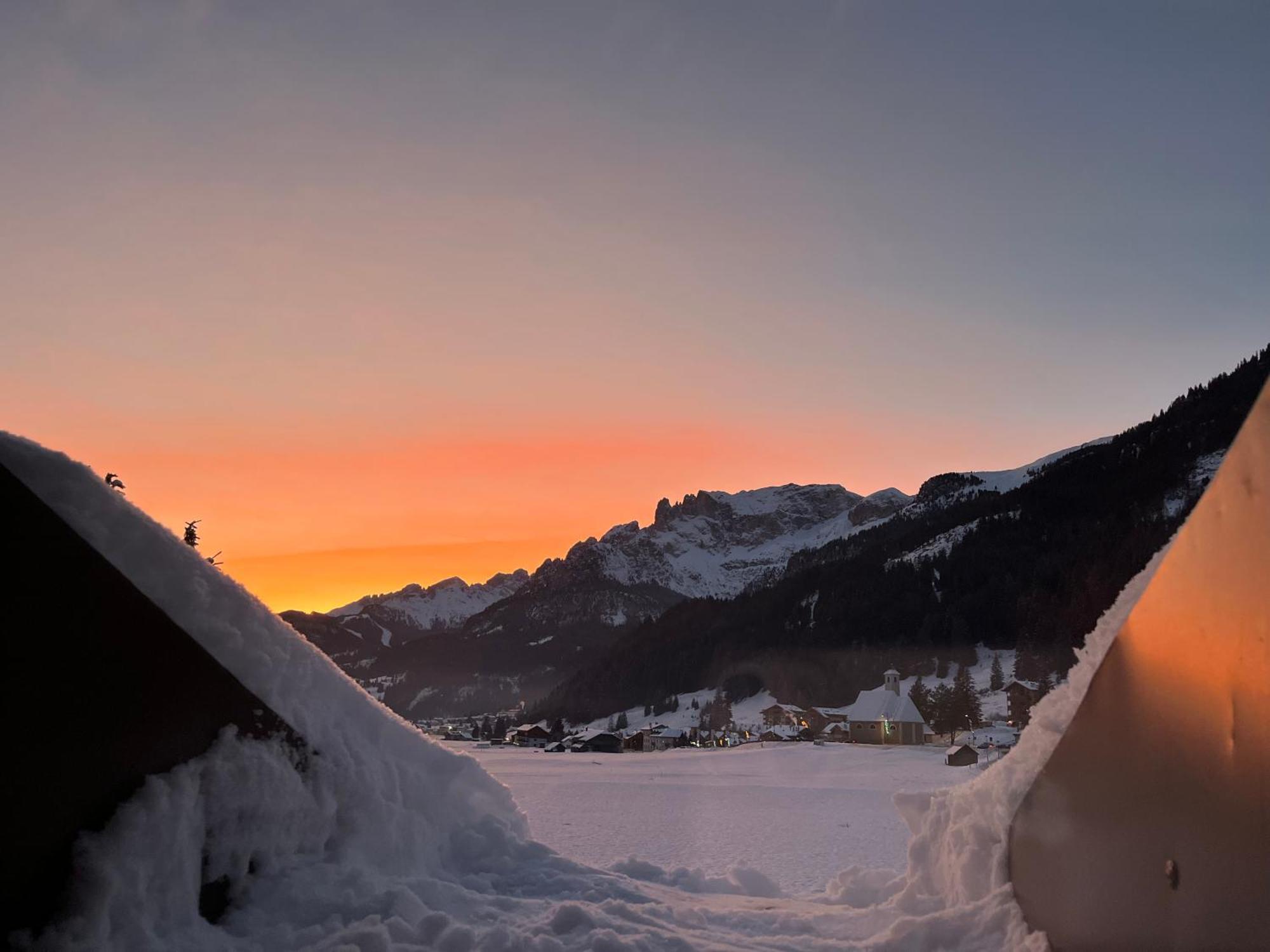 Ferienwohnung Mes Lastei Campitello di Fassa Exterior foto